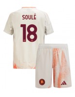 AS Roma Matias Soule #18 Bortedraktsett Barn 2024-25 Korte ermer (+ bukser)